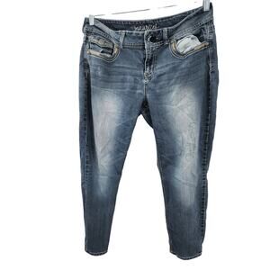 Maurices Denim Jean Cropped Capri Pants Womens Size 13 / 14